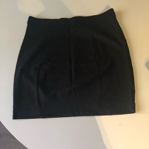 Black pencil skirt